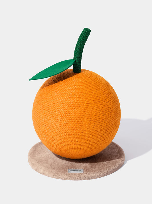 CITRUS Cat Scratching Ball — styled in a home setting