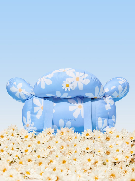 PETAL Car Seat Pet Carrier — styled in a home setting