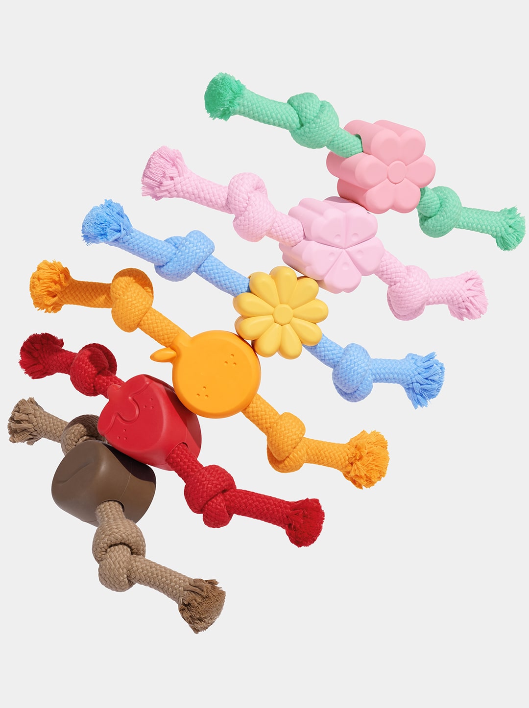 Playful Charm Knot Rope Toy — MEADOW — additional view 2