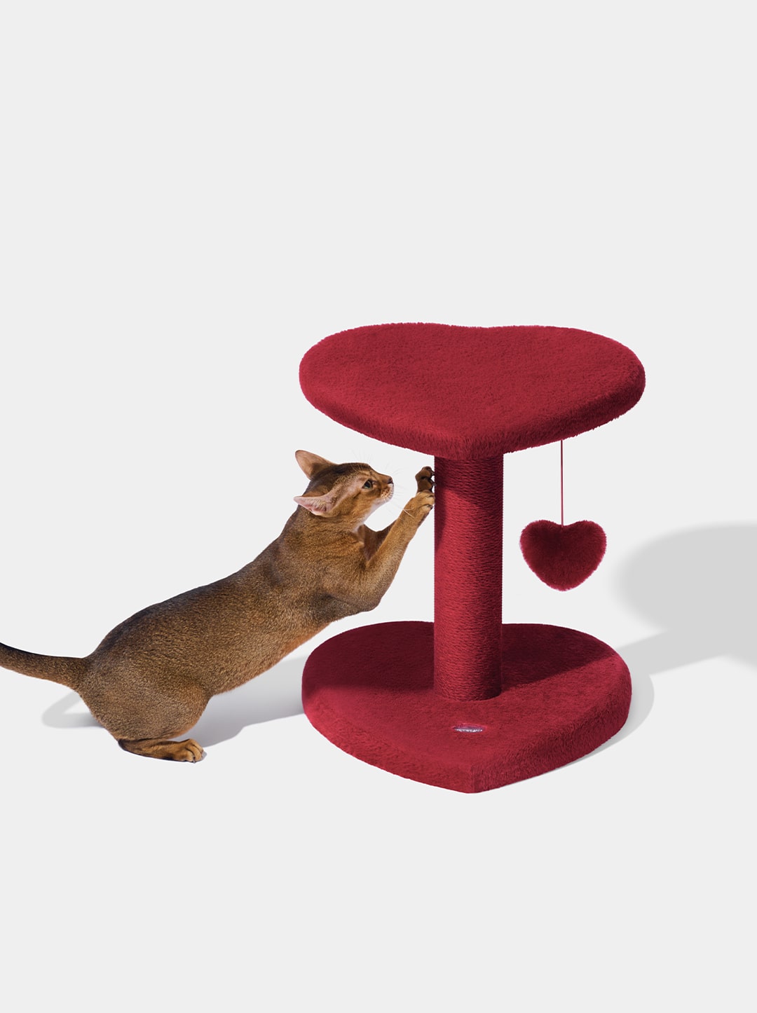 PURR ROUGE Cat Climber - Two Platforms — detail shot