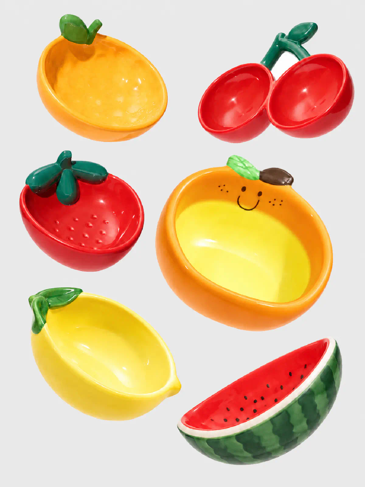 Sunny Orange Ceramic Pet Bowl