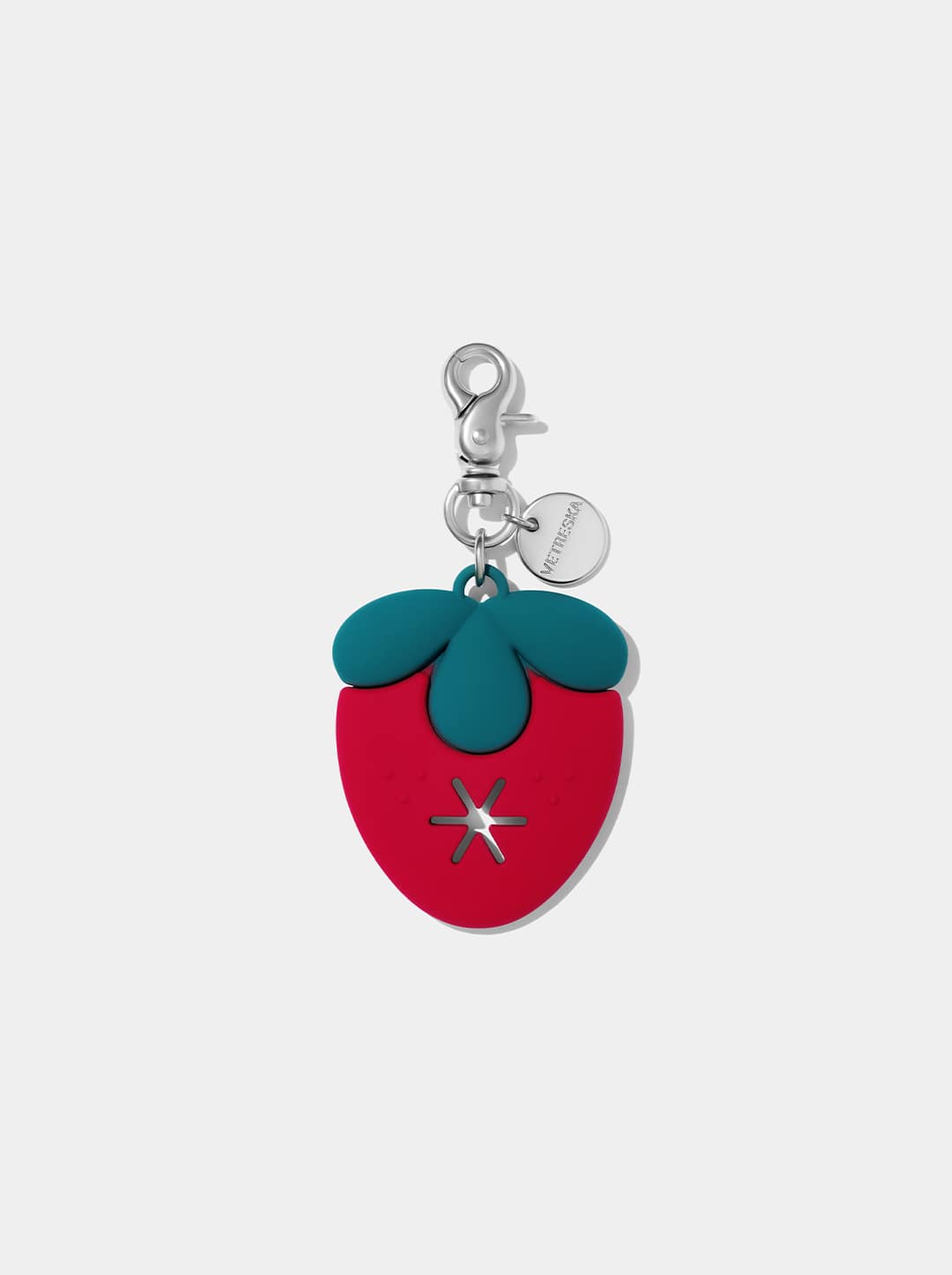 AURA Hands-Free Poop Bag Clip — BERRY — main product photo