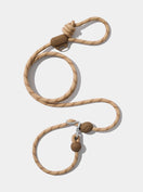 AURA Hands-Free Rope Leash - MOCHA — main product photo