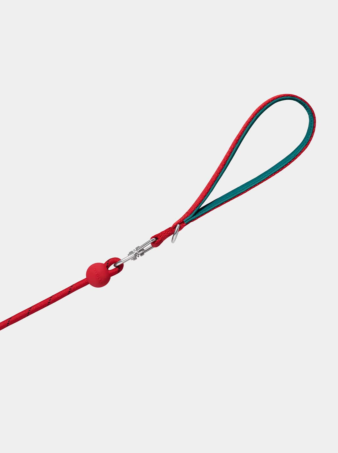 AURA Lite Rope Leash - BERRY — detail shot