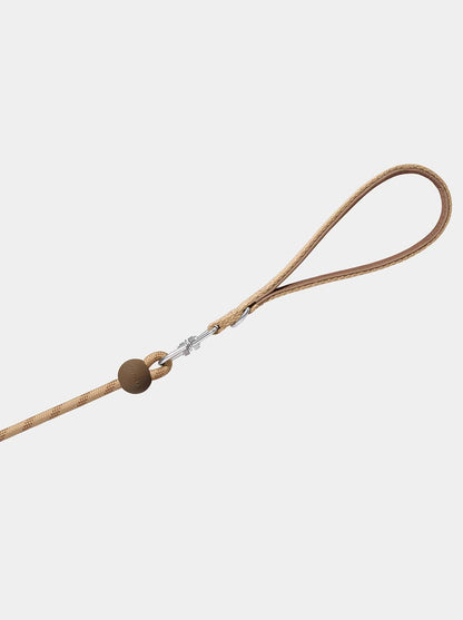 AURA Lite Rope Leash - MOCHA — detail shot