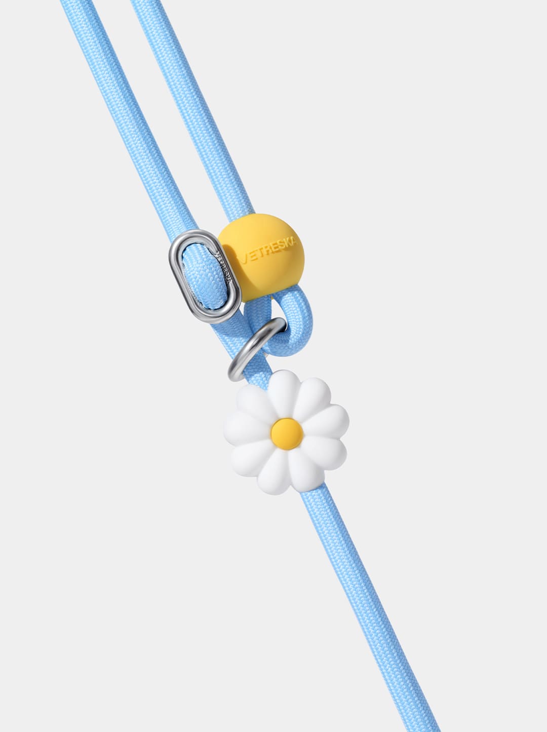 AURA Lite Rope Leash - PETAL — close-up detail