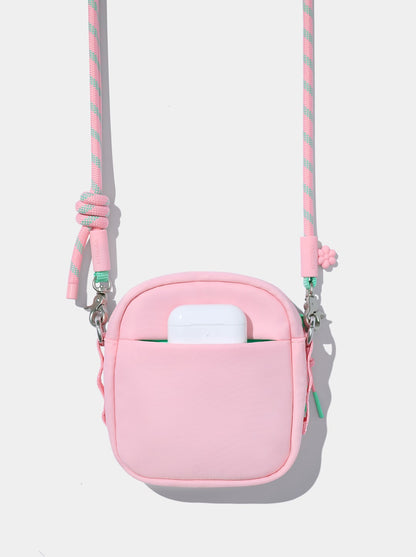 AURA MEADOW Mini Ware — Compact Pink Spearmint — close-up detail