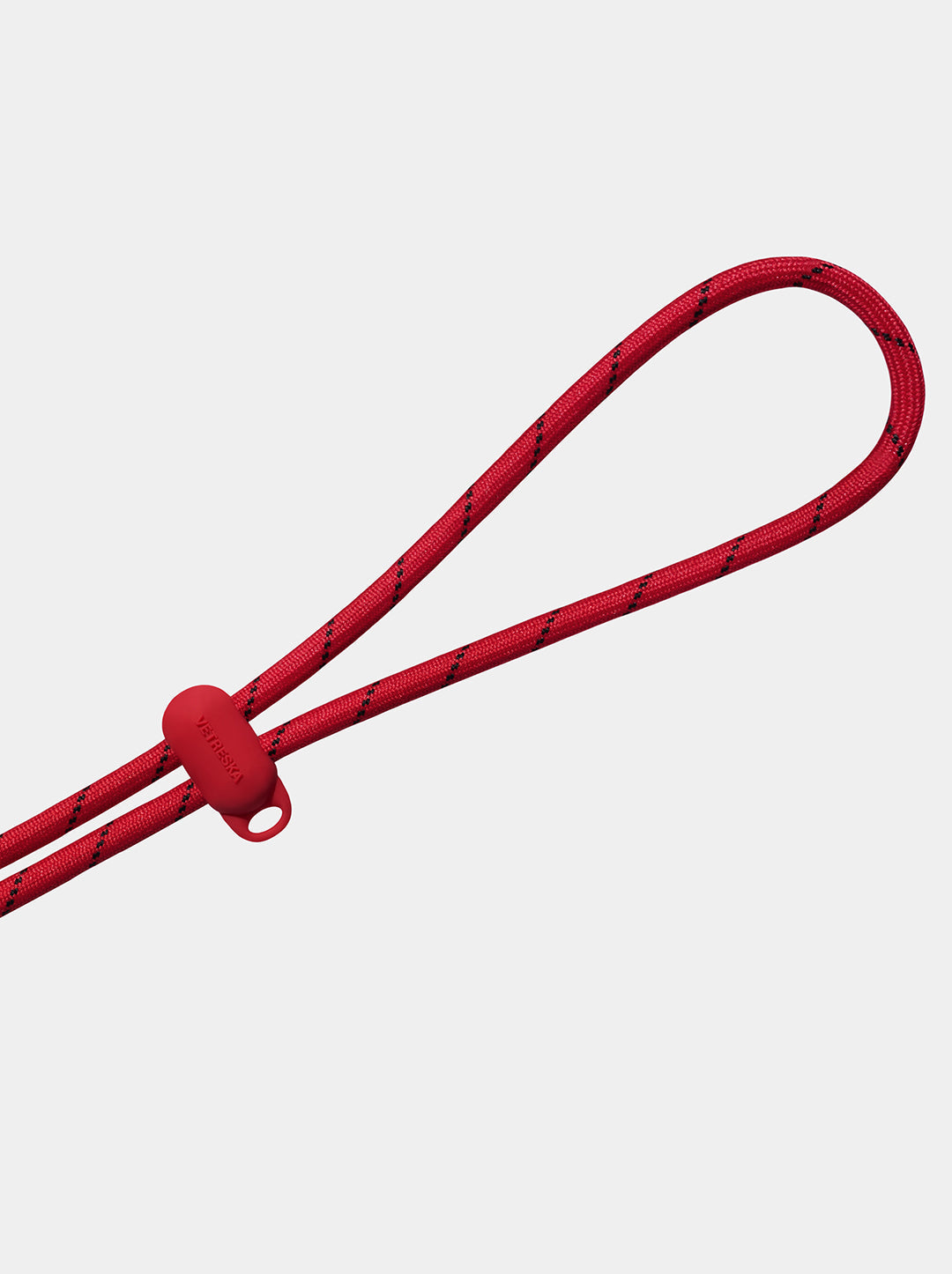 AURA Premium Classic Rope Leash - BERRY — detail shot