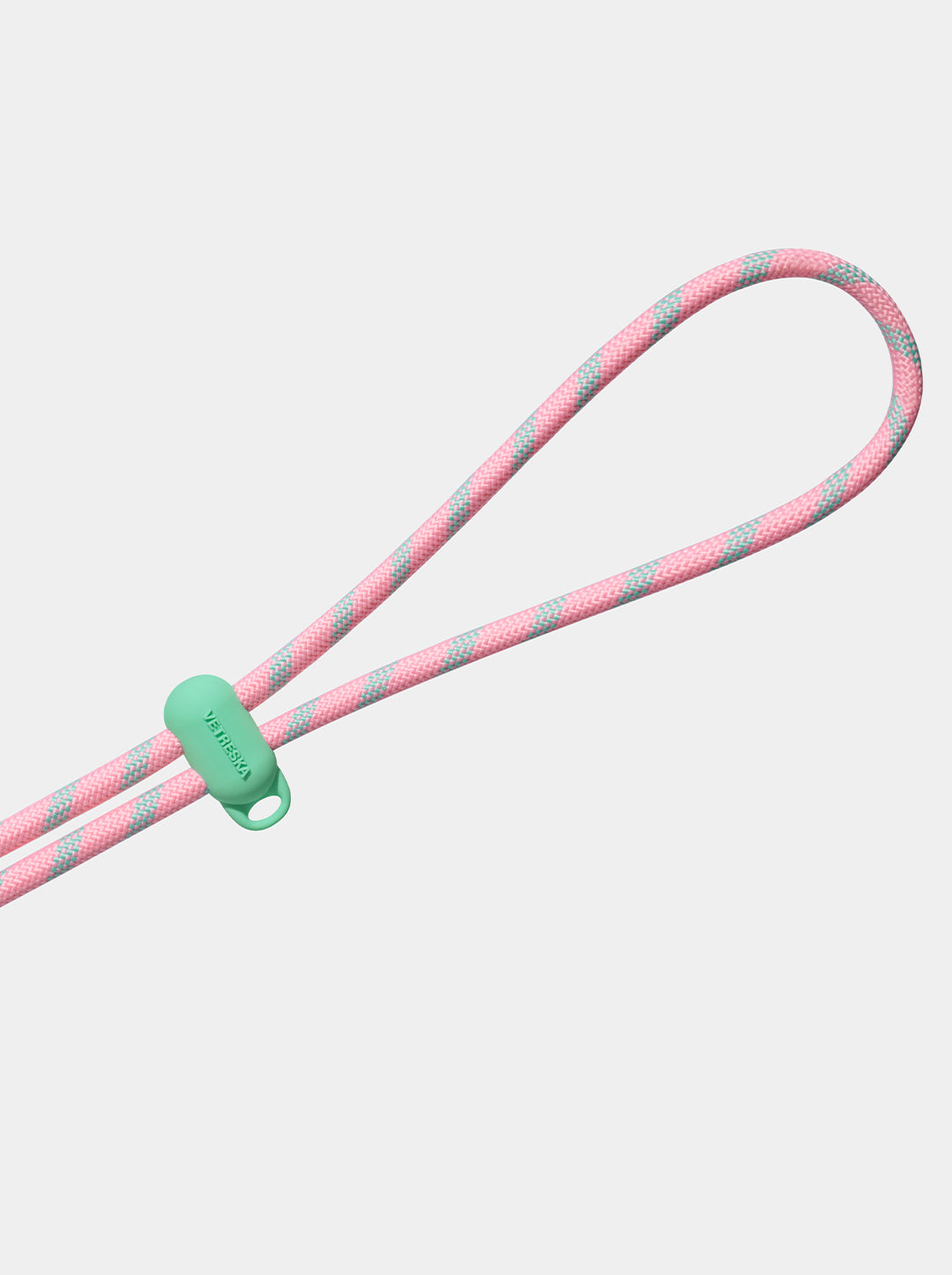 AURA Premium Classic Rope Leash - MEADOW — detail shot