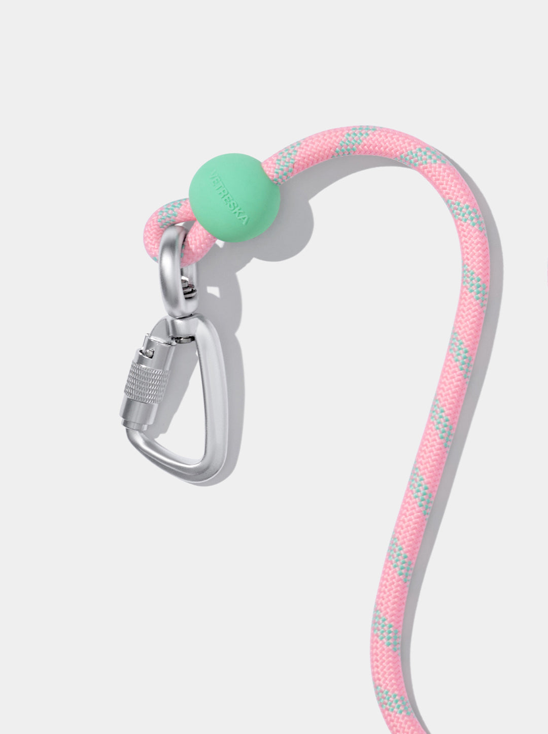 AURA Premium Classic Rope Leash - MEADOW — close-up detail