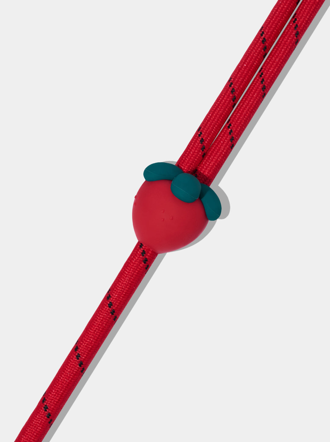 AURA Premium Classic Rope Leash Walk Kit - BERRY — close-up detail