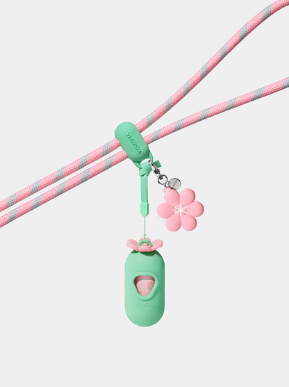 AURA Premium Classic Rope Leash Walk Kit - MEADOW — detail shot
