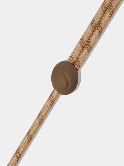 AURA Premium Classic Rope Leash Walk Kit - MOCHA — close-up detail