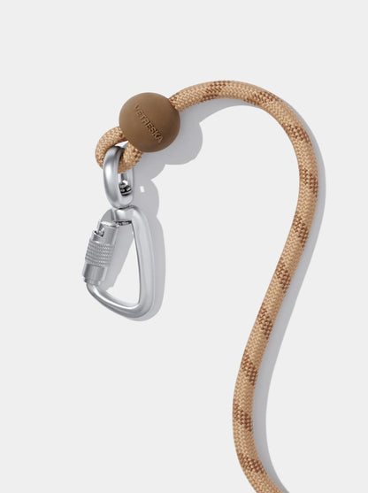 AURA Premium Classic Rope Leash Walk Kit - MOCHA — alternative angle