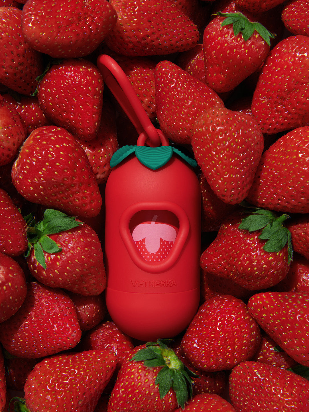 BERRY Poop Bags & Dispenser Set — in use