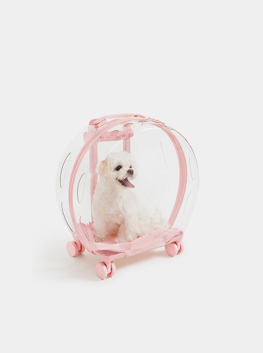 Bubble Pet Carrier — Pink — main product photo