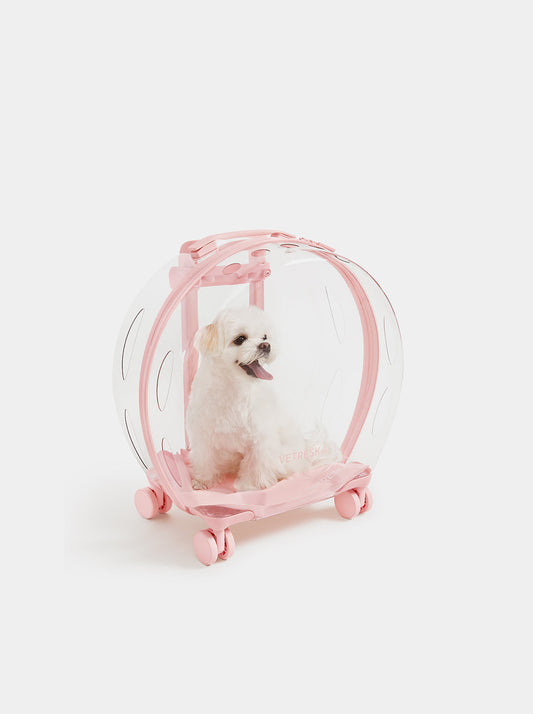 Bubble Pet Carrier — Pink — main product photo