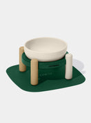 CEDAR Ceramic Pet Bowl & Mat Set — main product photo