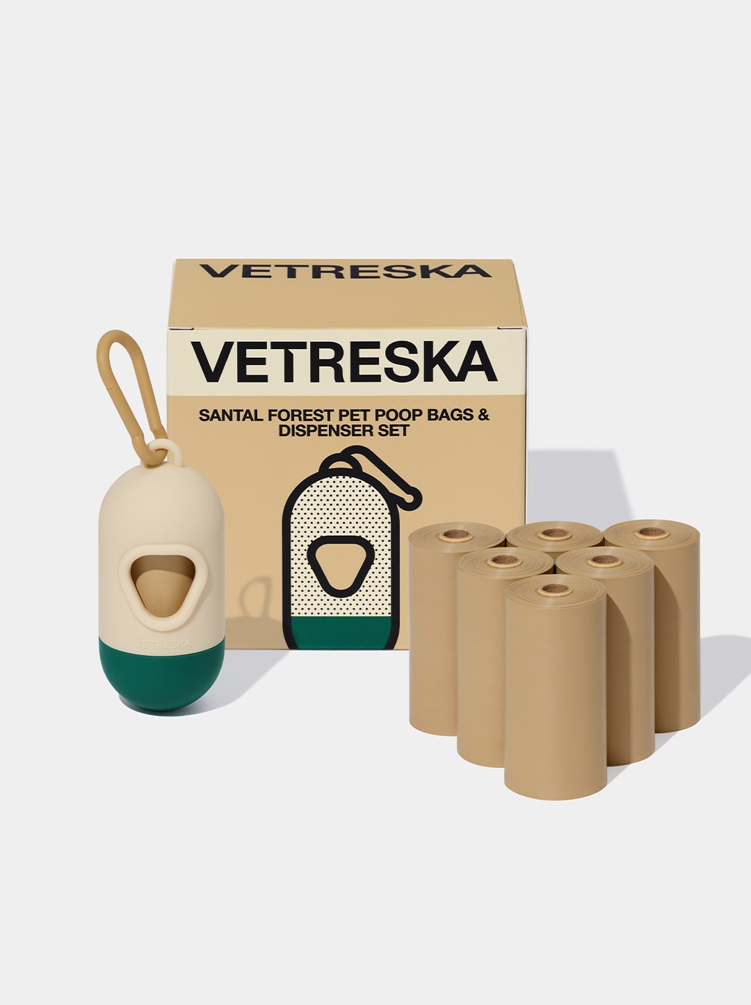 CEDAR Poop Bags & Dispenser Set — main product photo
