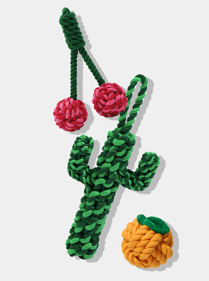 CERISE Knot Rope Toy — alternative angle