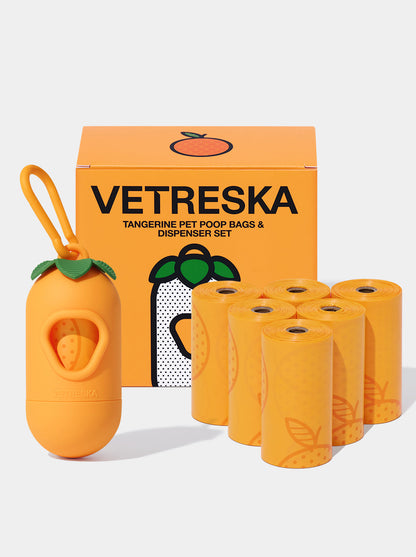 CITRUS Poop Bags & Dispenser Set — main product photo