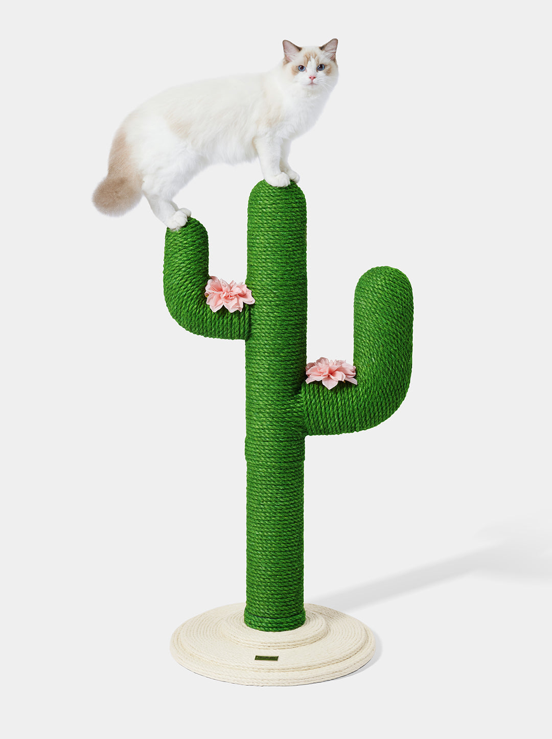 HAVEN DUNE Cat Tree 41” — styled in a home setting