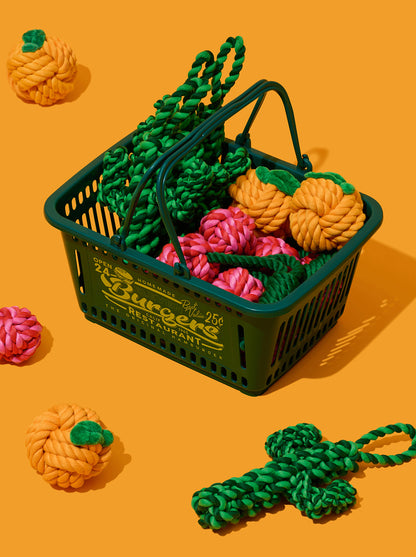 HAVEN DUNE Knot Rope Toy — scale reference