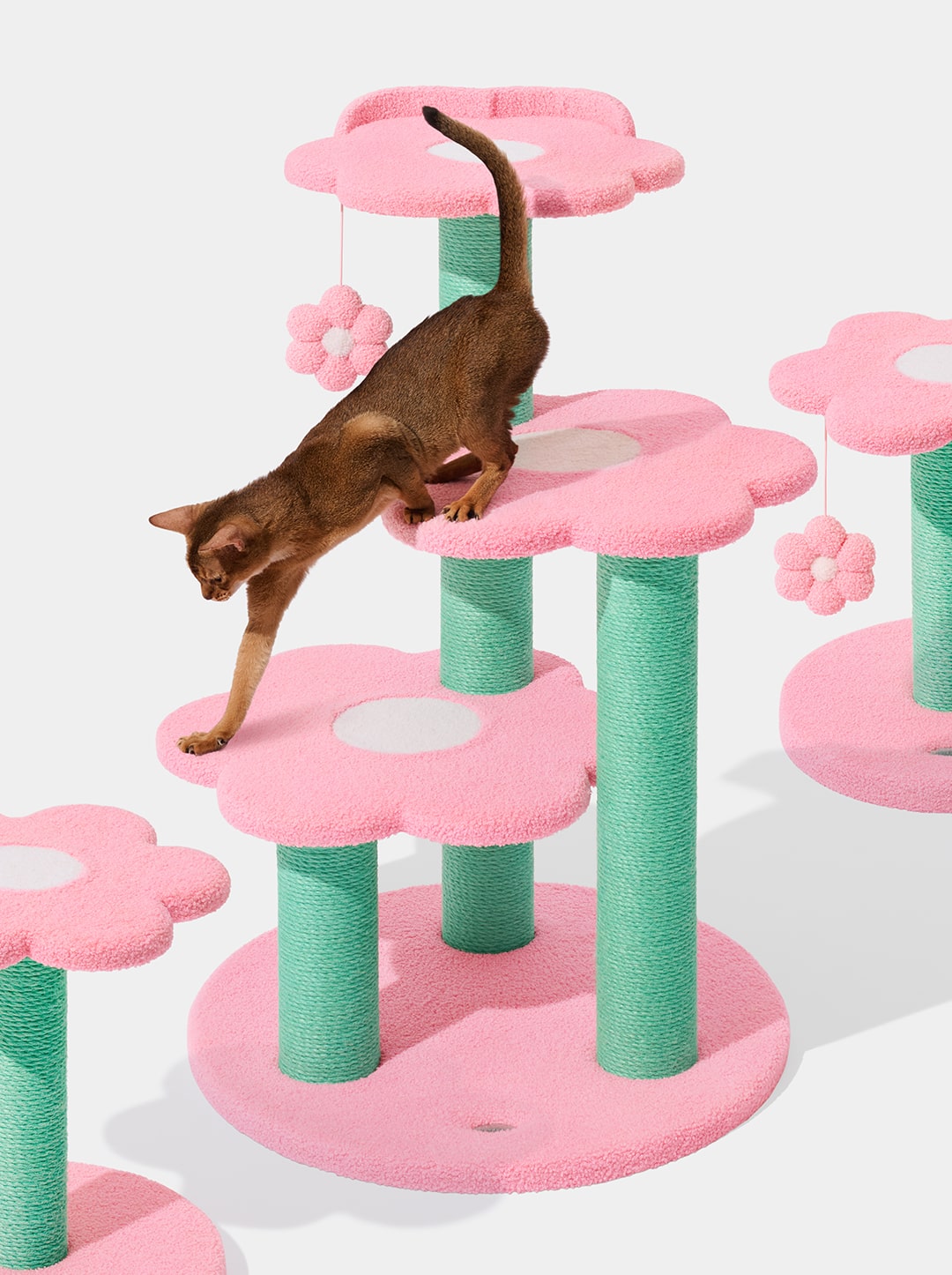 MEADOW Cat Climber - Four Platforms — alternative angle