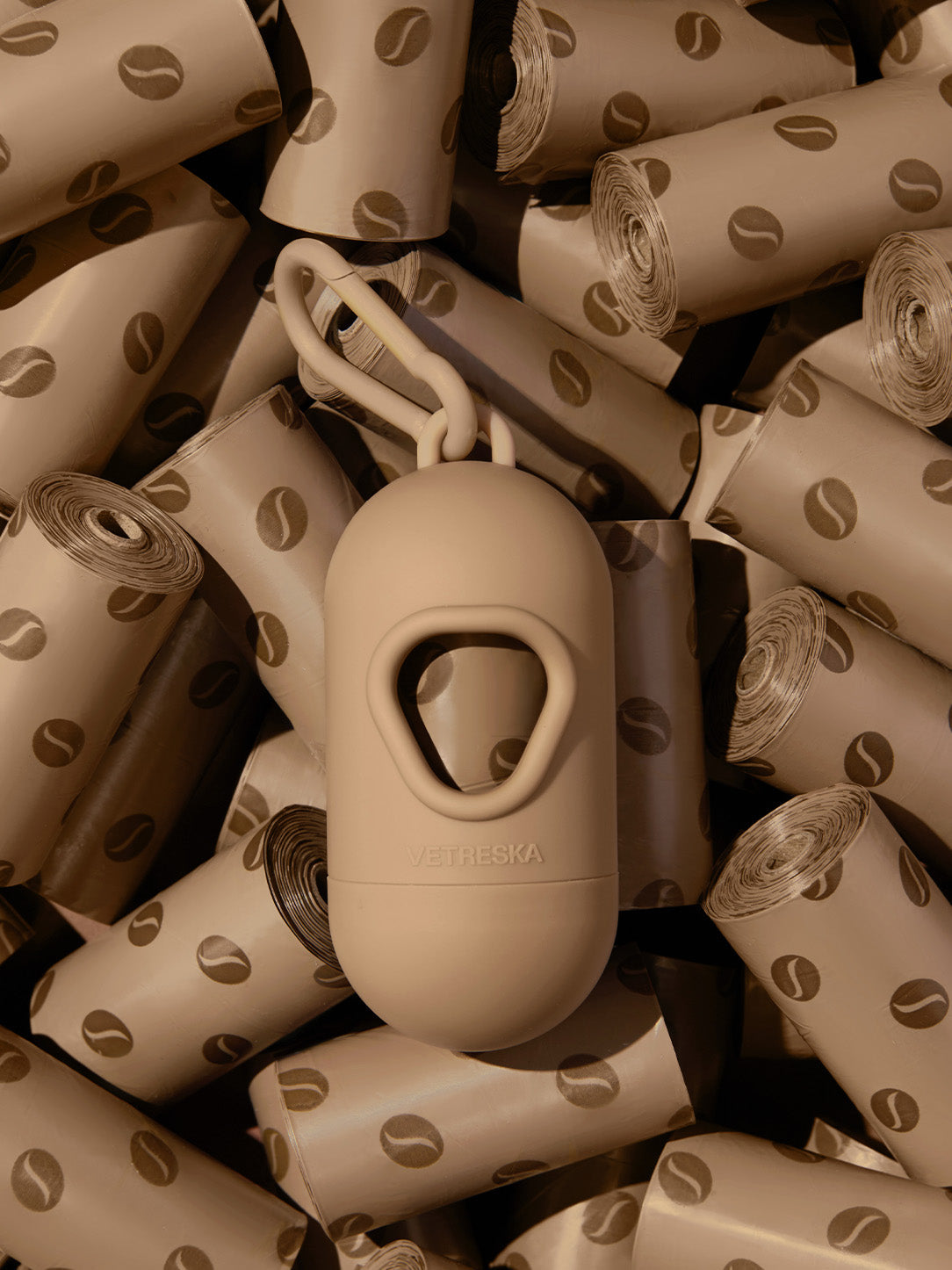 MOCHA Poop Bags & Dispenser Set — in use