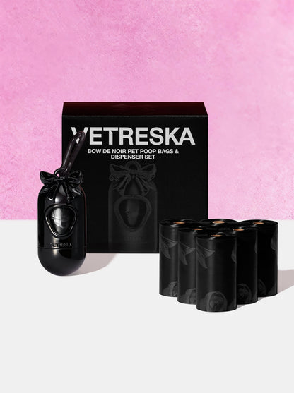NOIR Pet Poop Bags & Dispenser Set — main product photo