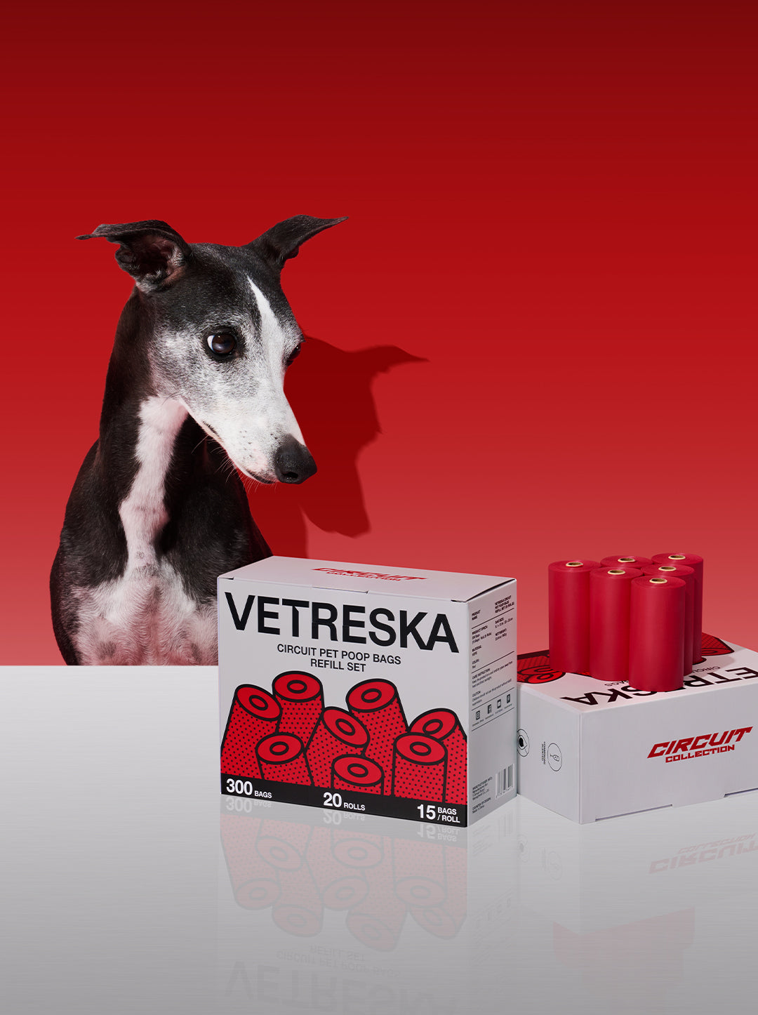 ORBIT Pet Poop Bags — styled in a home setting