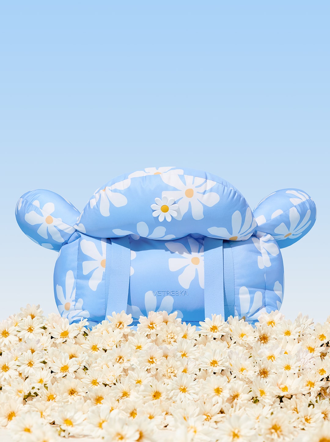 PETAL Car Seat Pet Carrier — styled in a home setting