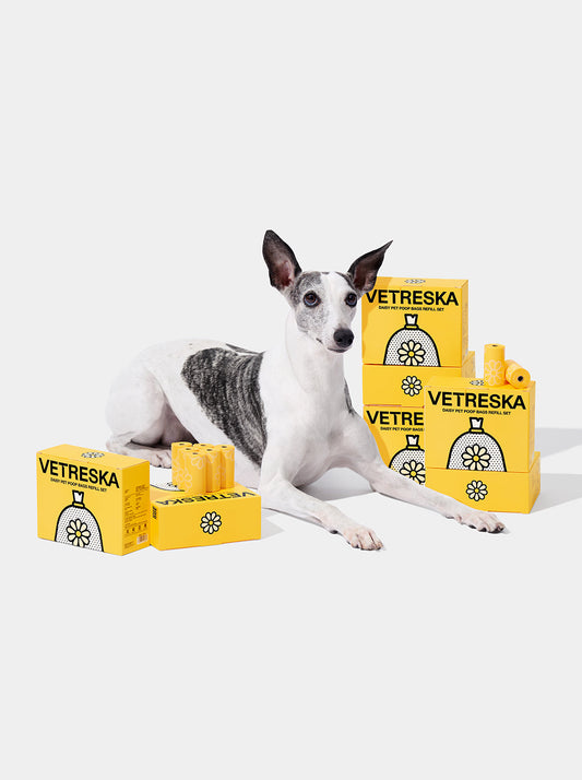 PETAL Pet Poop Bags — styled in a home setting