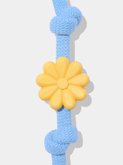 Playful Charm Knot Rope Toy — PETAL — close-up detail