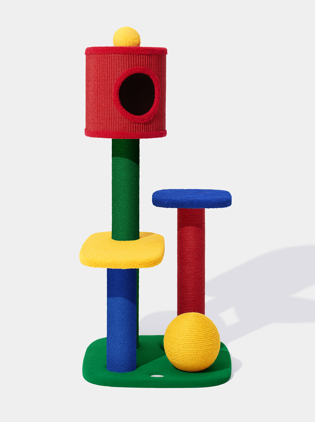 PRISM Cat Climber - Enclosed Top — styled in a home setting