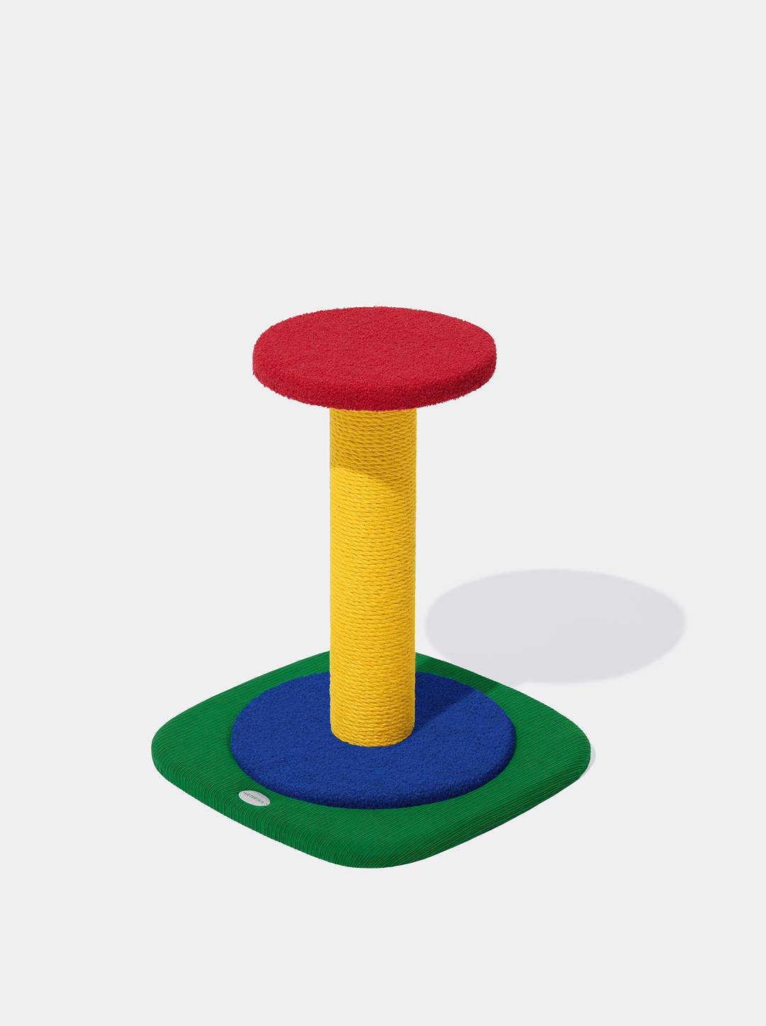 PRISM Cat Scratching Post - Simple Post — styled in a home setting