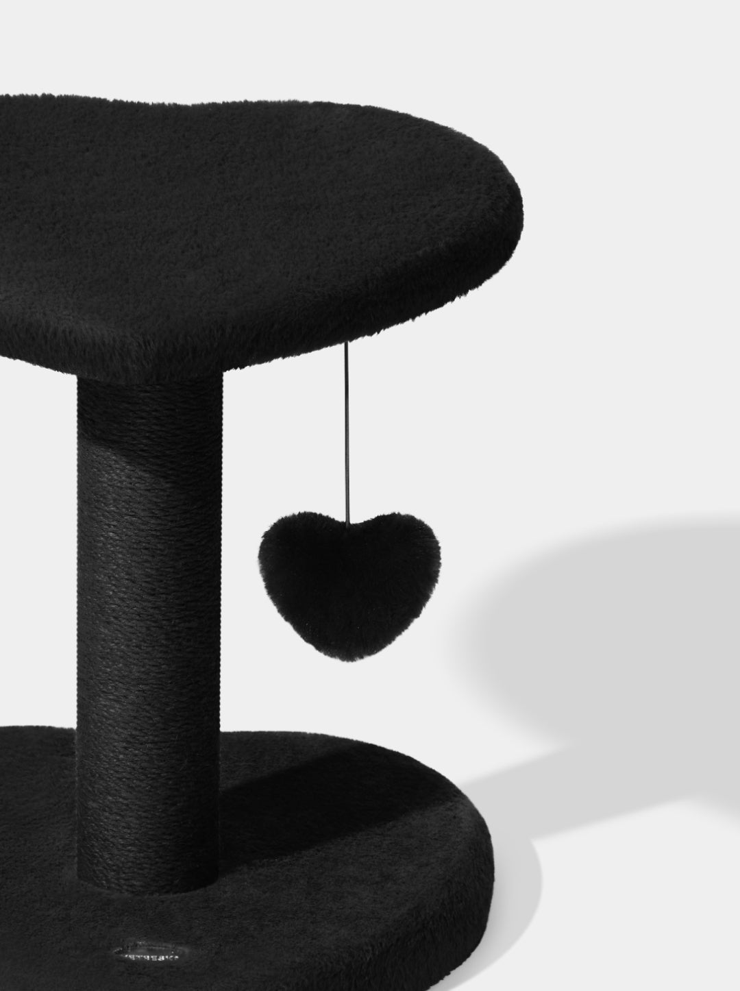 PURR NOIR Cat Climber - Two Platforms — detail shot
