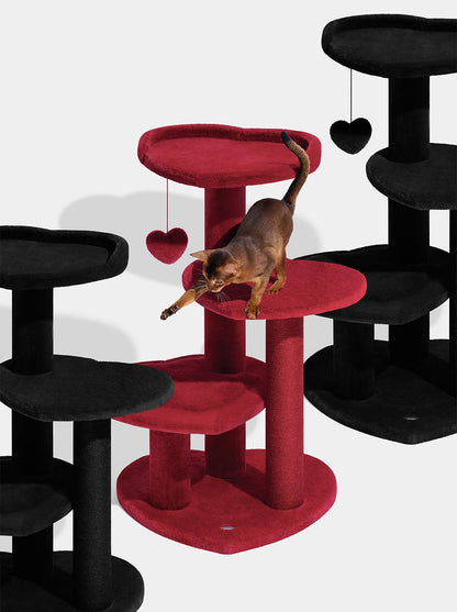 PURR ROUGE Cat Climber - Four Platforms — alternative angle