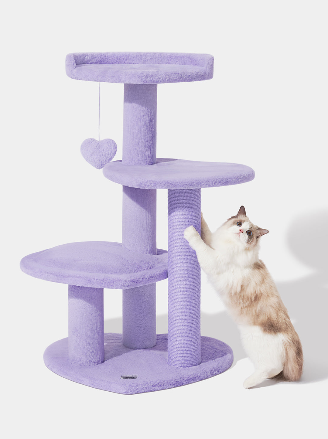 PURR VIOLET Cat Climber - Four Platforms — main product photo