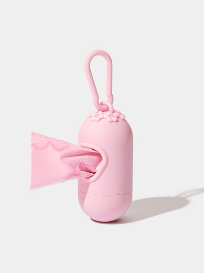 SAKURA Poop Bags & Dispenser Set — close-up detail