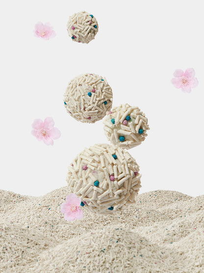 SAKURA Scented Tofu Cat Litter — close-up detail