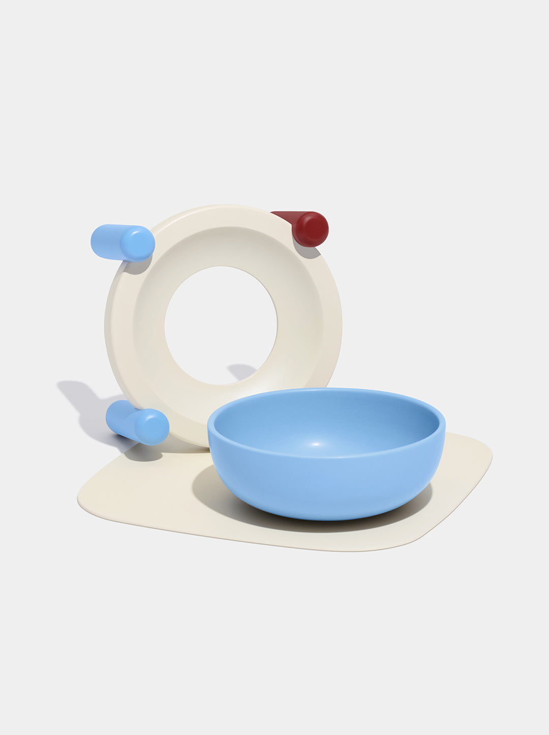 VELVET Pet Bowl & Mat Set (2) — close-up detail