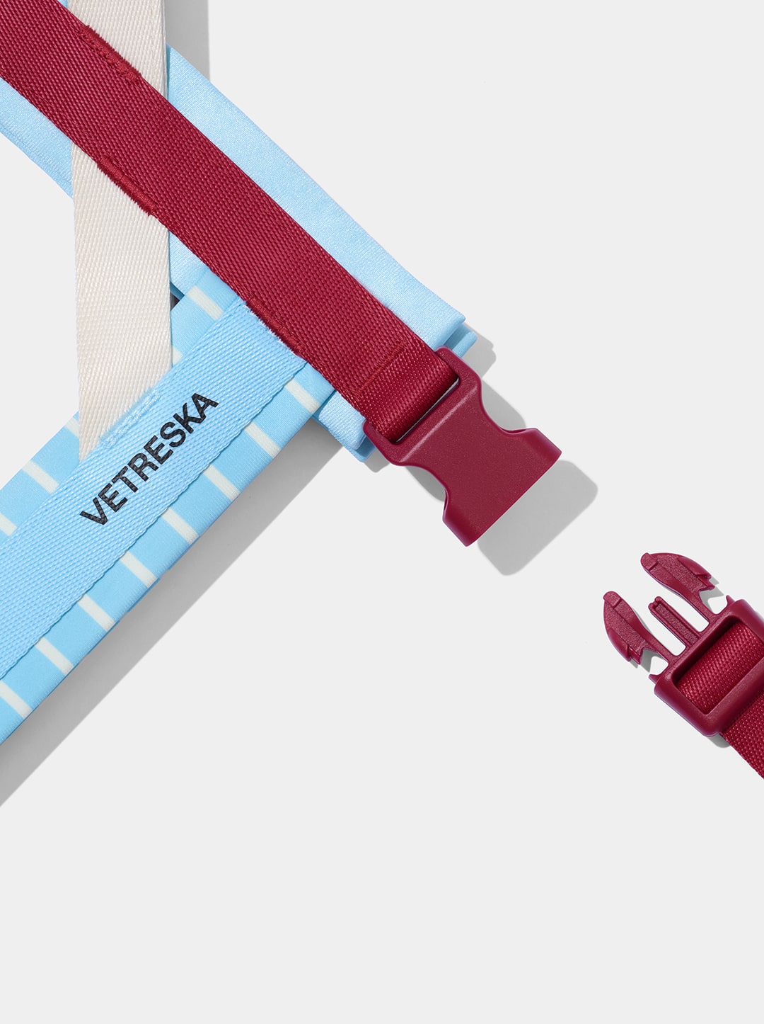 VELVET Pet Harness & Leash Set — detail shot
