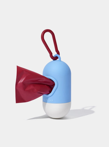 VELVET Poop Bags & Dispenser Set — detail shot