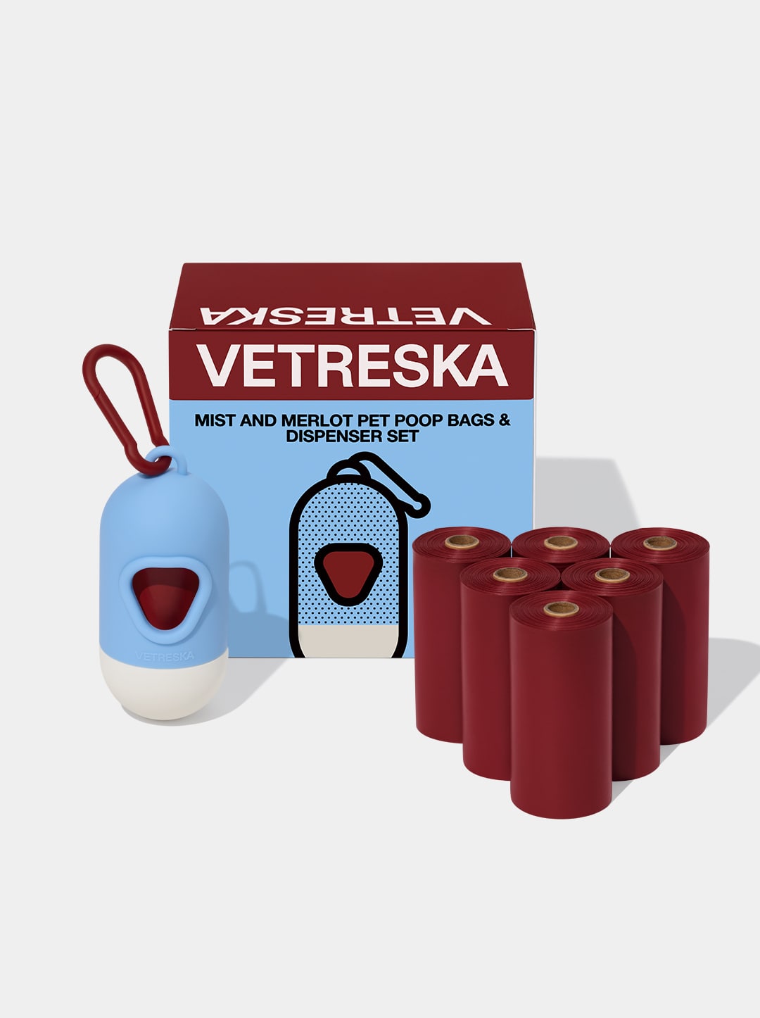 VELVET Poop Bags & Dispenser Set — main product photo